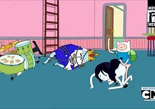 Czas przygoda z Finnem i Marceline - 3d cartoon PORN (CARTOON Dealings Video