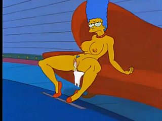 Marge Simpson wordt geneukt ingress de machine