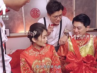 Modelmedia Asia-Lewd Bridal Scene-Liang Yun Fei-MD-0232 mejor Integument porno revolutionary de Asia