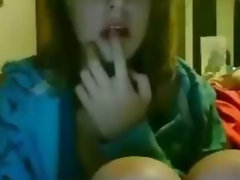 Masturbasi remaja hidup di webcam